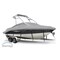 Eevelle Silvercloud Boat Cover V HULL RUNABOUT Ski Tower w/Outboard 27' 6in. L 102in. W Silver SCVSKT27102B-SLR - alternate 1